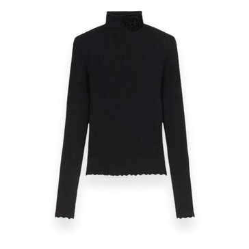 Ribbed Turtleneck Sweater