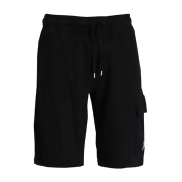 Black Cargo Lens Shorts