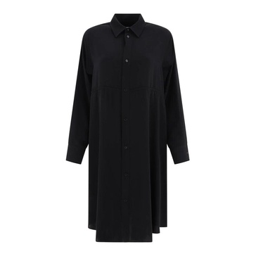 Drawstring Chemisier Dress