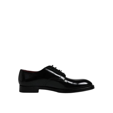 Black Leather Oxford Shoes