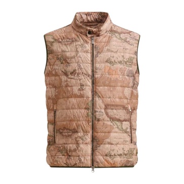 Brown Geo Classic Padded Vest