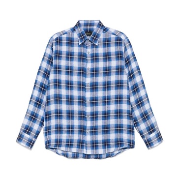 Navy Blue Button-Up Shirt