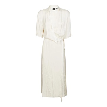 Wrap Viscose Twill Dress