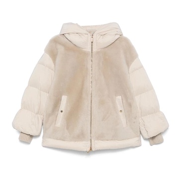 Faux Fur Hooded Puffer Jacket