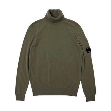 Stone Grey Logo Patch Sweater