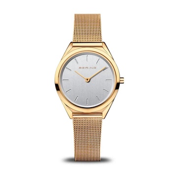 Unisex Watch Ultra Slim 31 mm 3 ATM Sapphire Glass Slim Design Milanese Bracelet 17031-334