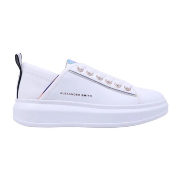 White Iride Peach Sneakers for Women