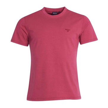 Dyed T-Shirt with Embroidery