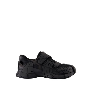 Black Synthetic Sneakers - Tormenta Style