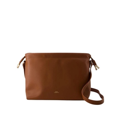 Hazelnut Synthetic Crossbody Bag