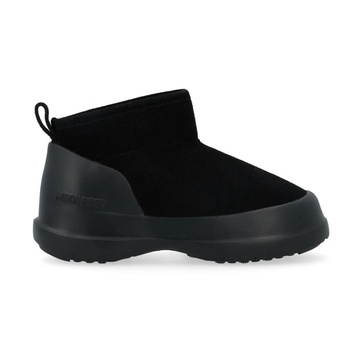 Black Suede Low Boot