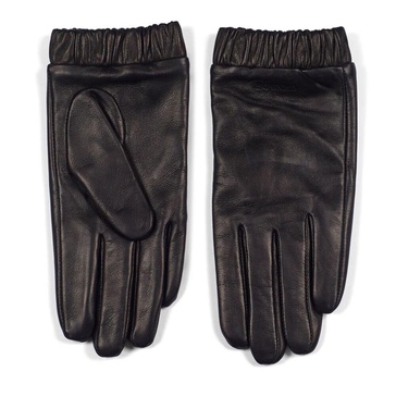 Premium Black Leather Gloves