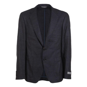 Gray Wool Two-Button Jacket