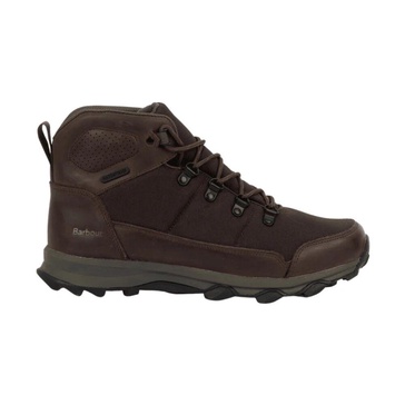 Brown Hiker Boots with Rubber Sole