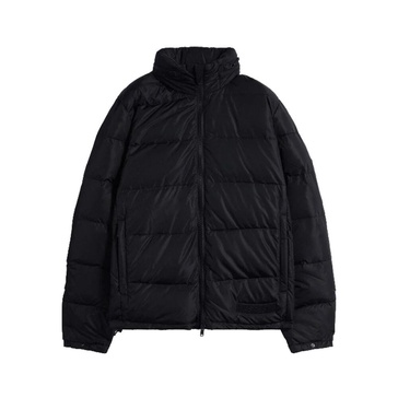 Black Down Jacket with Hood