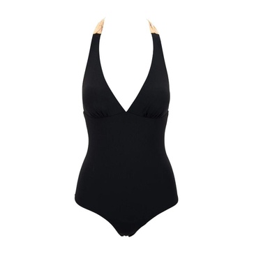 Elegant One-Piece Swimsuit with Lace