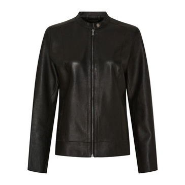Leather Jacket Skind 100270 Black W. Gunmetal Acc.