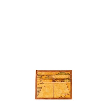 Beige Wallet with Front and Back Pockets