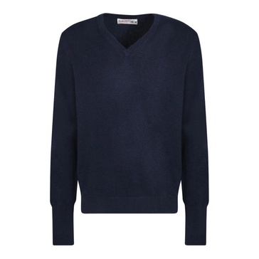 Dark Blue Cashmere -Neck Jumper