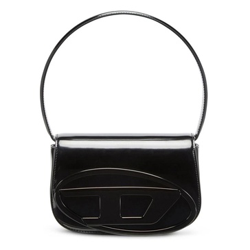 Black Leather Crossbody Bag