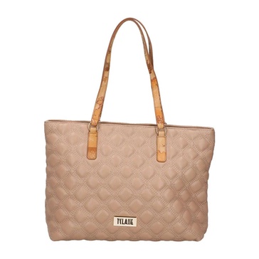 Quilted Shopper Bag with Geo Classic Handles