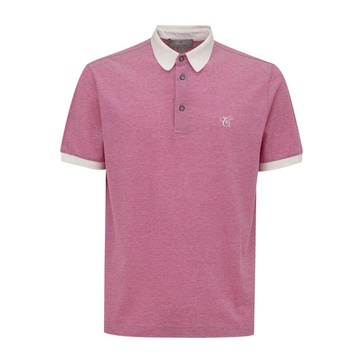 Short Sleeve Pink Polo Shirt