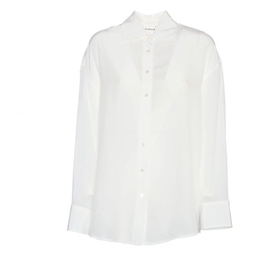 Silk Button-Up Shirt for Women