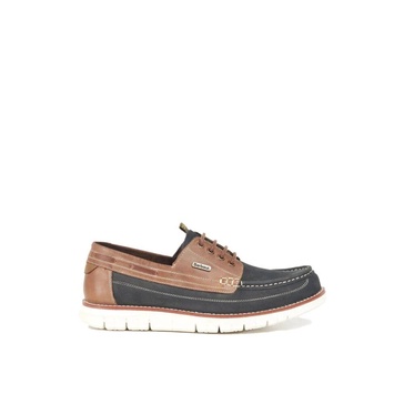 Navy/Brown Boat Shoes