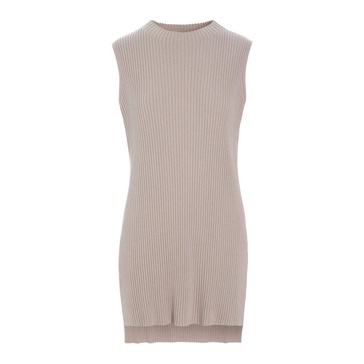Ribbed Vest Dusty Quartz