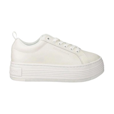 White Leather Sneakers for Women