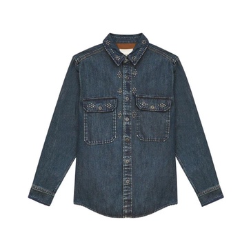 Classic Cotton Shirt with Flap Pockets