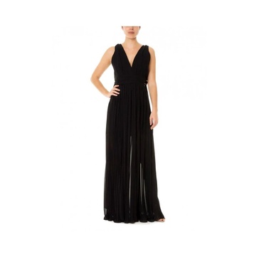 Imperial Backless Dress - Black