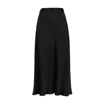 Gold Detail Zipper Skirt