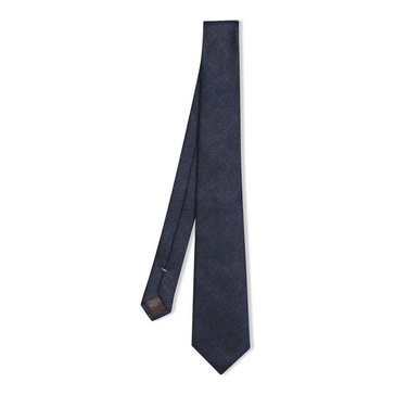 Dark Blue Silk Tie