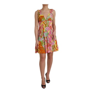 Floral Silk Mini A-line Dress