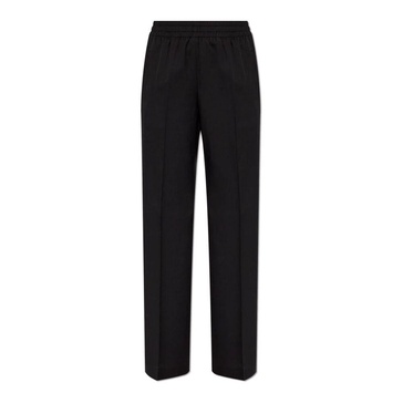 Black Pleated Trousers