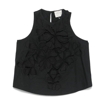 Black Top with Keyhole Detail
