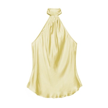 Halterneck Top with Maxi Bow