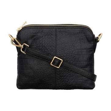 Croco Print Clutch