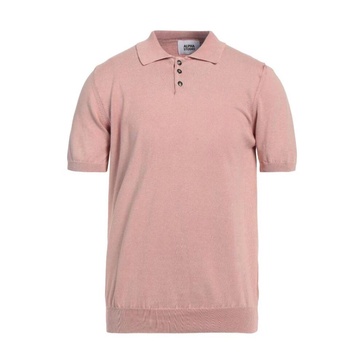 Pink Knitted Polo Shirt