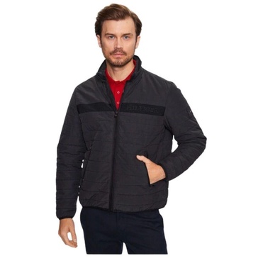 Zippered Padded Jacket with Elastic Finish