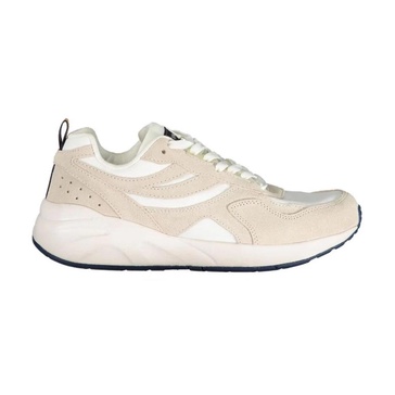 Nylon Lace-Up Sneaker with Logo Detail