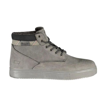 Polyester Lace-Up Boot with Contrast Details