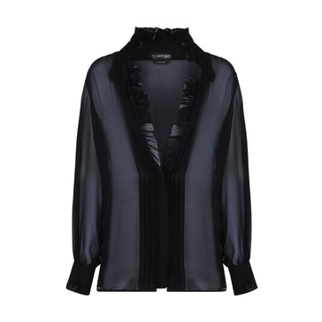 Silk V-Neck Blouse