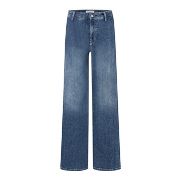 Wide Jeans with Side Stripes