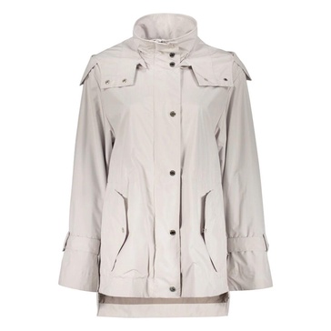 Waterproof Fabric Jacket with Removable Hood