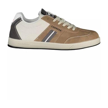 Brown Contrast Logo Sneaker