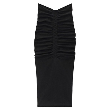 Ruched Maxi Skirt