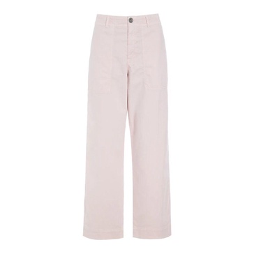 Pale Pink Straight Leg Trousers