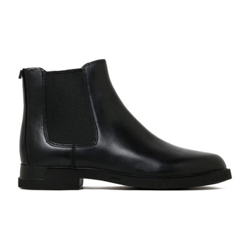 Black Chelsea Boots with Almond Toe